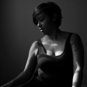 Dance/Choreographer Lavina Rich, black and white